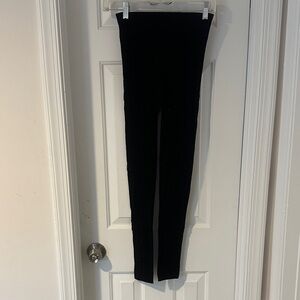 Black Ribbed Leggings